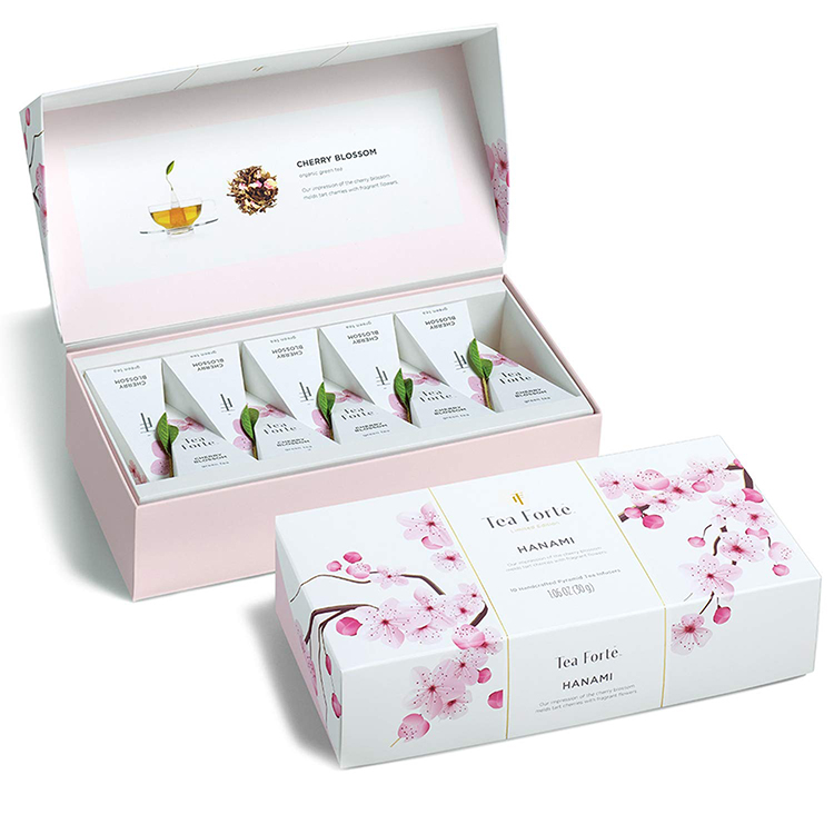 scatola di carta per l'imballaggio delle bustine di tè